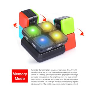 Miniwhale's Electronic Rubik's Cube has a memory mode