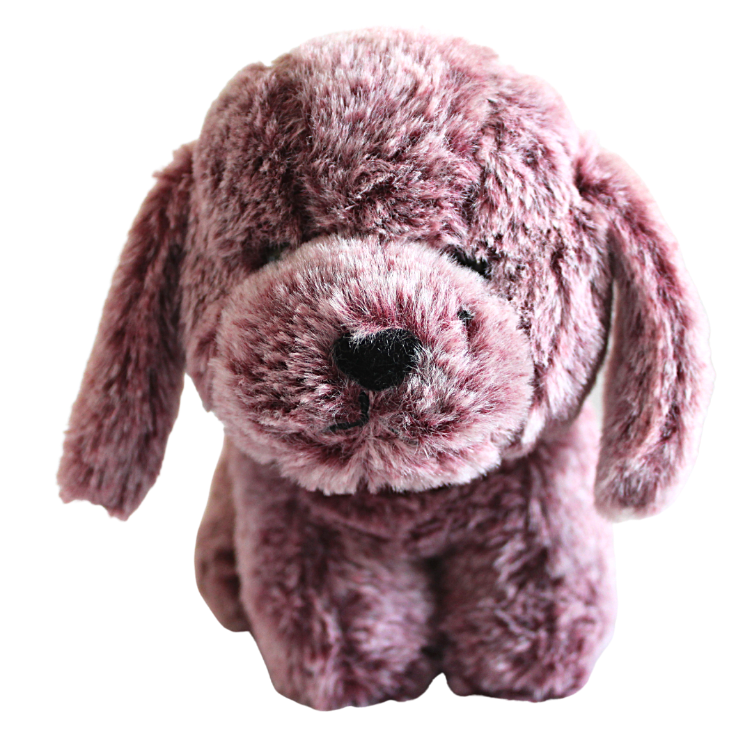 Dog Soft Toy - 10 Inches (PURPLE) - Miniwhale