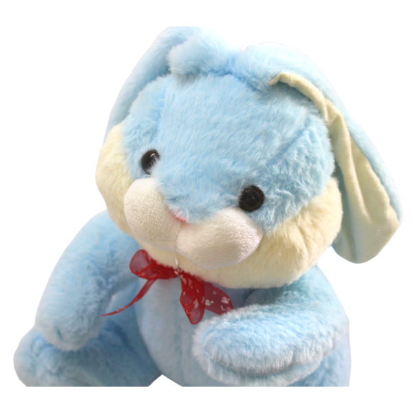 Big Cute Plush Bunny Teddy Bear Doll - The Perfect Stuffed Rabbit Soft Toy 13 Inches (Blue)