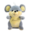 Grey mouse soft toy for kids and adults