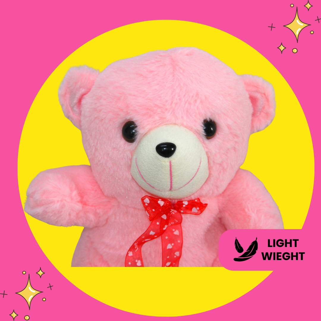 Teddy Bear Soft Toy - Cute, Tall stuffed, plushie - Perfect for Gift 12  Inches (Rainbow Color)