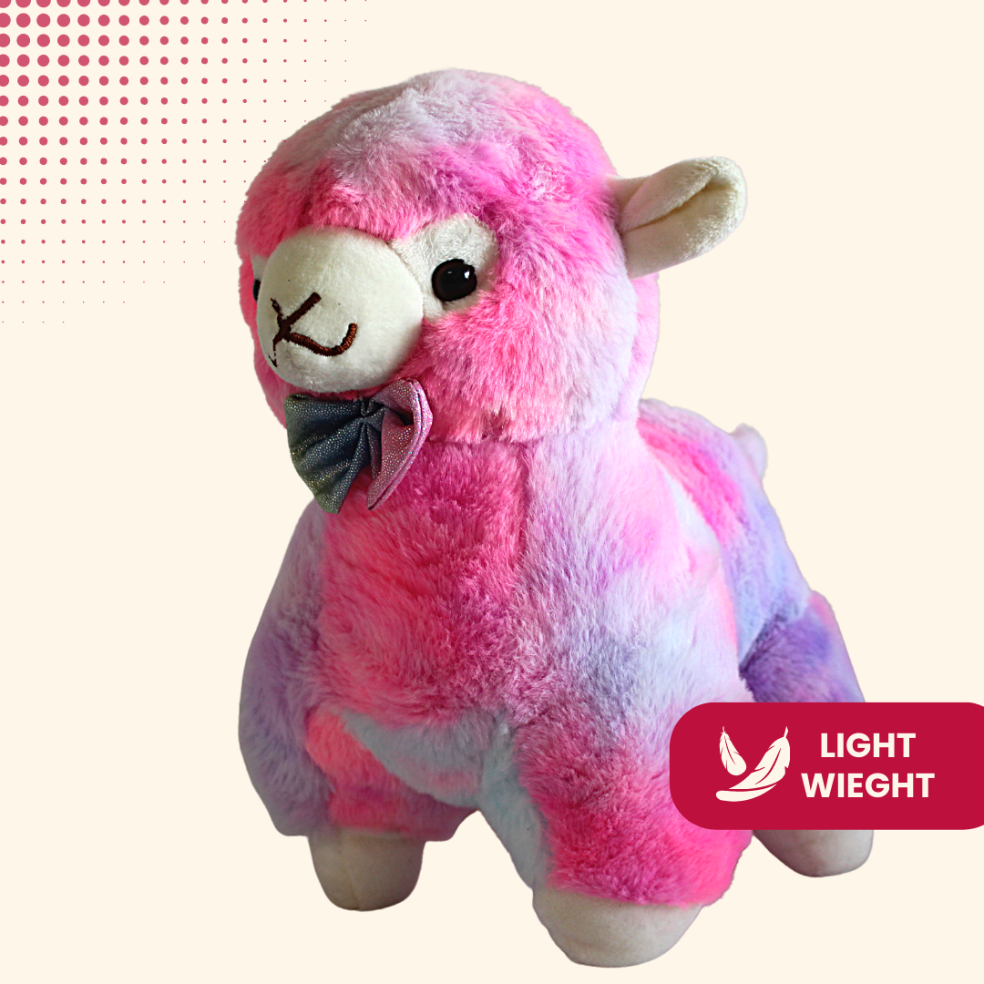 Fluffy llama stuffed clearance animal