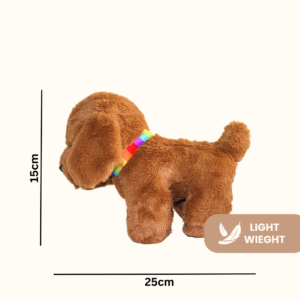 Add some charm to your collection with this adorable brown stuffed dog - a must-have for any dog lover