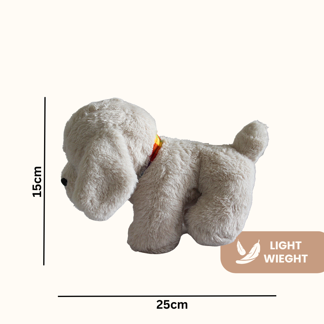 Soft grey stuffed animal - a delightful surprise for any occasion