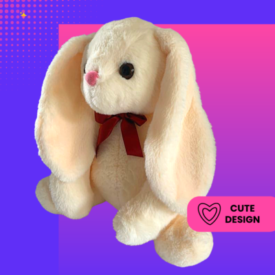 Show your love with this cute cream bunny stuffed toy, perfect for gifting to your girlfriend or wife