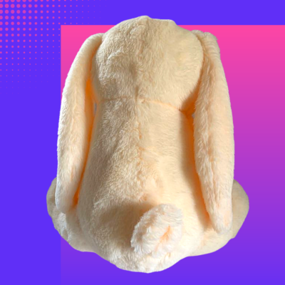 Adorable cream bunny soft toy, a great gift for any occasion