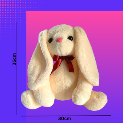 Cute cream bunny plush toy for your loved ones