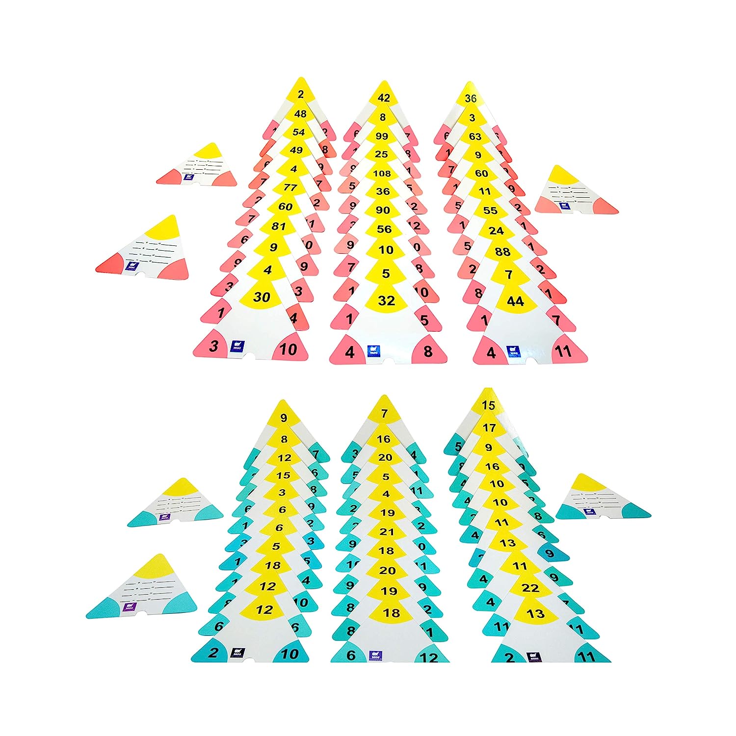 Combo of Math Flash Cards for Addition, Subtraction, Multiplication & Division - Image 2