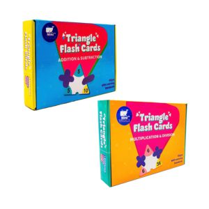 Combo of Math Flash Cards for Addition, Subtraction, Multiplication & Division